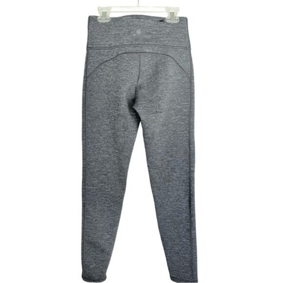 Athleta fleece lined Polartec Power Stretch Grey Altitude Tights Leggings - Picture 4 of 10